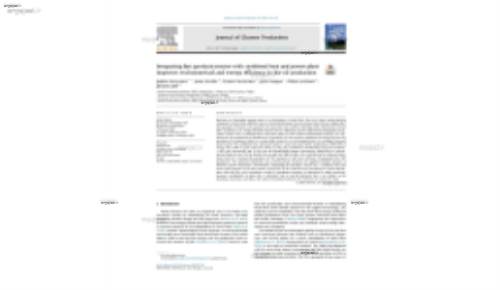 Integrating fast pyrolysis reactor with combined heat and power plant improves environmental and energy efficiency in bio-oil production